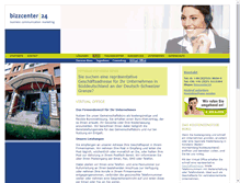 Tablet Screenshot of geschaeftsadresse.bizzcenter24.de